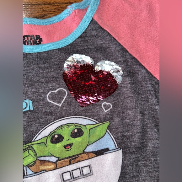 Girls Lego Star Wars Baby Yoda Pajamas - Picture 3 of 4